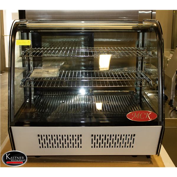 NEW MCK 120L 2 SHELF COUNTER TOP DISPLAY COOLER