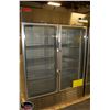 Image 1 : NEW MCK DOUBLE GLASS DOOR REACH IN REFRIGERATOR