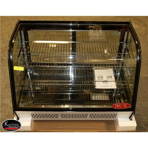 NEW MCK 160L 2 SHELF COUNTER TOP DISPLAY COOLER