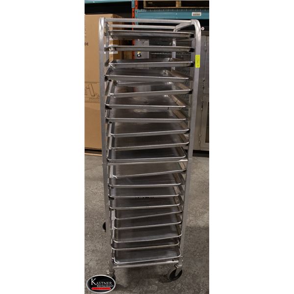 20.5" X 26" X 69" BAKERS RACK W/ 20 FULL SIZE BUN