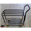 Image 1 : 17" X 18" X 29" BLACK STEEL CART