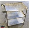 Image 1 : 27" X 18" X 32" METAL SERVICE CART