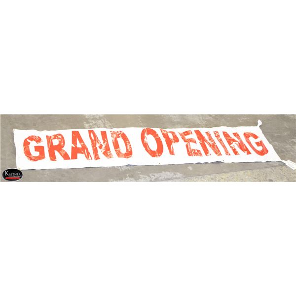 90" 21" GRAND OPENING BANNER