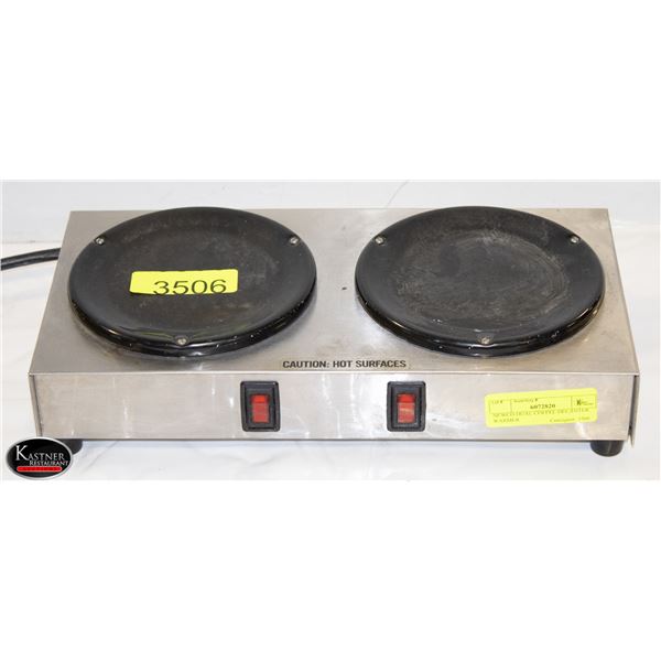 NEWCO DUAL COFFEE DECANTER WARMER