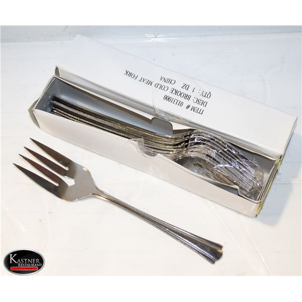 2 DOZEN NEW LARGE MEAT CARVING / SERVING FORKS