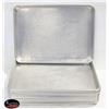 Image 1 : 12 HALF SIZED ALUMINUM BUN PANS