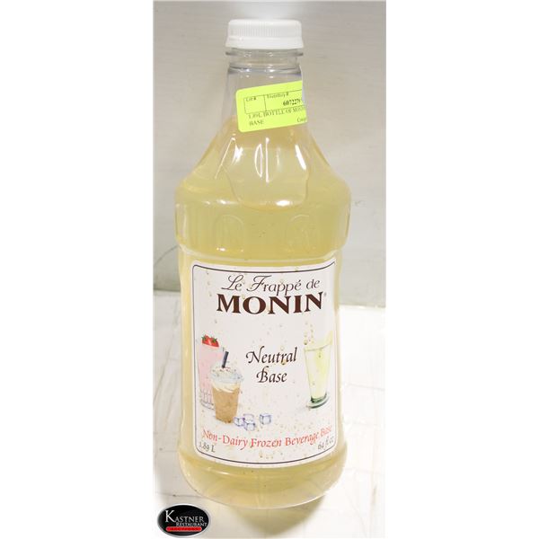 1.89L BOTTLE OF MONIN NEUTRAL BASE
