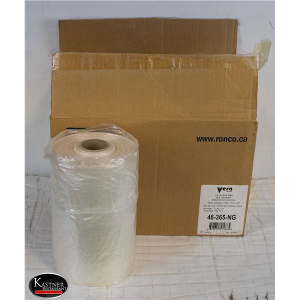 TWO ROLLS OF RONCO 10.5" X 20" CONVENIENCE BAGS