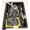 Image 1 : BIN OF ASSORTED TONGS, PIZZA CUTTERS & MORE