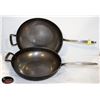 Image 1 : 2 - 14.5" PANS W/ HELPER HANDLES