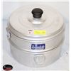 Image 1 : SAMAKSH ALUMINUM STEAMER 9.5" DIAMETER X 7" HIGH