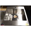 Image 1 : NEW BIANCO S/S SINGLE WELL DROP IN SINK