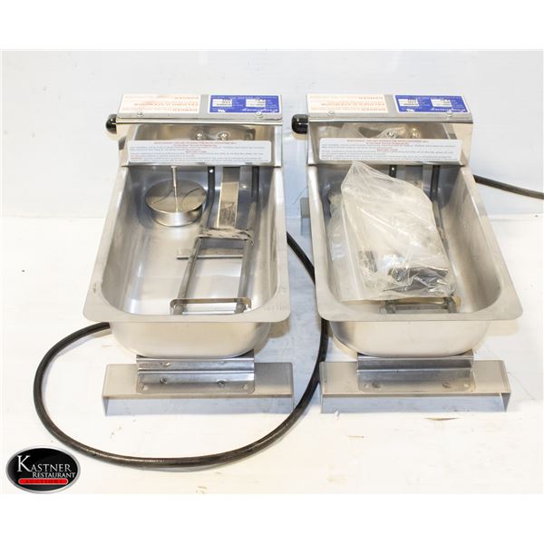 2 VOLLRATH TAC 72 HEATED PANS