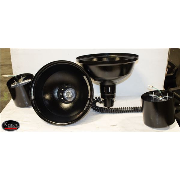 TWO HATCO HEATED LAMP WARMERS