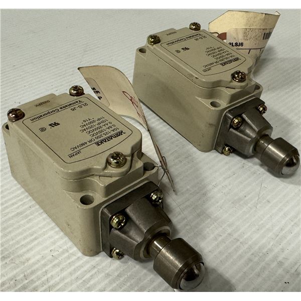 (2) Yamatake #2LS-J6 Limit Switches