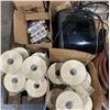 Image 2 : Lot of Misc. Lable Printer, Labels, Filters, Dispenser Items Plus More+++