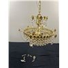 Image 1 : Brass-Like Chandelier