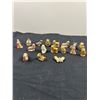 Image 1 : Miniature Vintage Red Rose Figurines