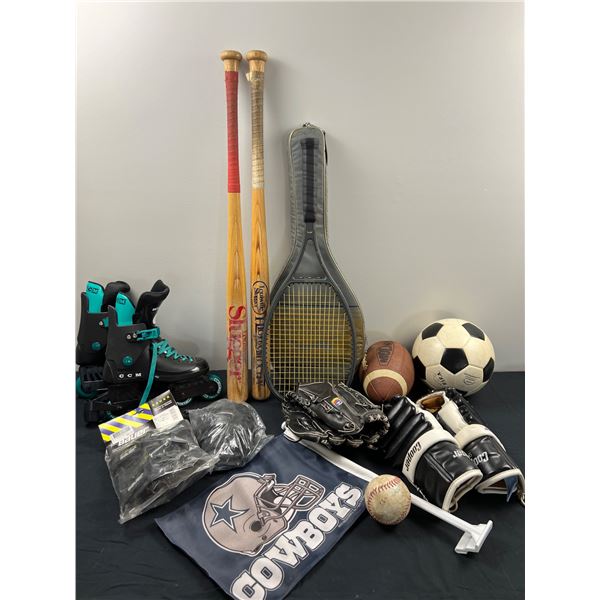 Mixed Lot of Sporting Goods