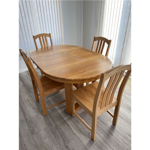 Wooden Dining Table and Chairs