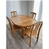 Image 1 : Wooden Dining Table and Chairs