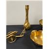 Image 2 : Brass-Like Decor Lot