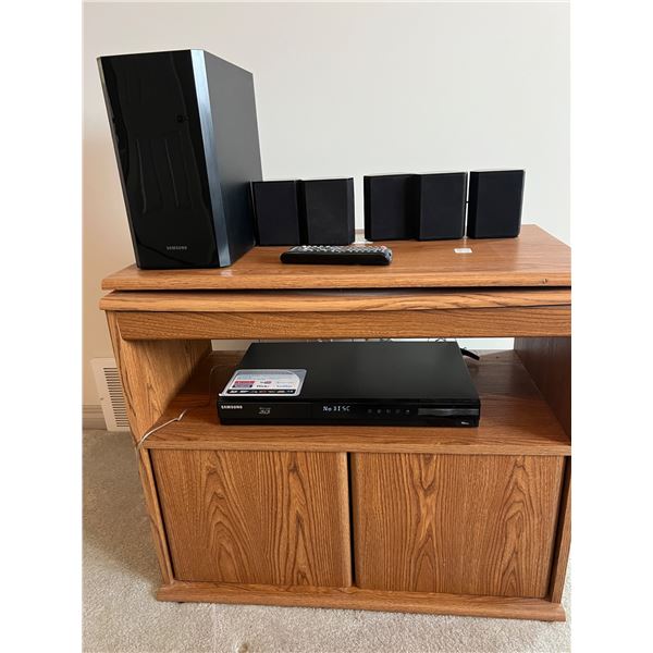 Samsung Blu-Ray Player with Speakers and Stand
