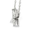 Image 5 : NEW Platinum 0.56 ctw Prong Marquise Diamond Flower Pendant Cable Chain Necklace