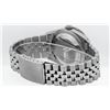 Image 5 : Rolex Mens Stainless Steel Diamond Lugs And Pyramid Bezel Datejust Wristwatch