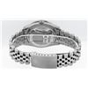 Image 7 : Rolex Mens Stainless Steel Diamond Lugs And Pyramid Bezel Datejust Wristwatch