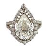 Image 1 : 5.65 ctw Diamond Ring - 14KT White Gold