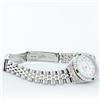 Image 7 : Rolex Ladies Quickset Stainless Steel White Diamond And Emerald 26MM Datejust Wr