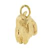 Image 4 : Estate Collectible 14K Yellow Gold Detailed Textured Silky Terrier Charm Pendant
