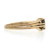 Image 5 : Antique Victorian Rosy Yellow Gold 5mm Rose Cut Diamond Bezel Solitaire Ring