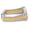 Image 9 : Mens 18K Two Tone Yellow Gold And Stainless Steel Wimbledon Roman Dial Datejust