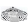 Image 7 : Rolex Mens Stainless Steel Black Baguette Diamond 36MM Datejust Wristwatch