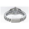 Image 6 : Rolex Ladies Quickset Stainless Steel Blue Index 26MM 18K White Gold Bezel Datej
