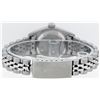 Image 7 : Rolex Ladies Quickset Stainless Steel Blue Index 26MM 18K White Gold Bezel Datej