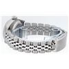 Image 8 : Rolex Ladies Quickset Stainless Steel Blue Index 26MM 18K White Gold Bezel Datej