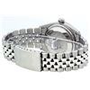 Image 4 : Rolex Mens Stainless Steel Red Vignette Diamond And Ruby 36MM Datejust Wristwatc
