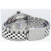 Image 6 : Rolex Mens Stainless Steel Red Vignette Diamond And Ruby 36MM Datejust Wristwatc