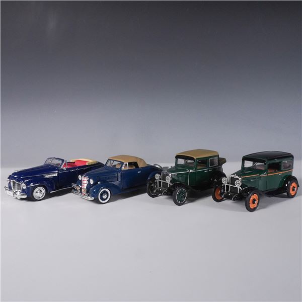 4pc Chevrolet & Buick Classic Car Model Set
