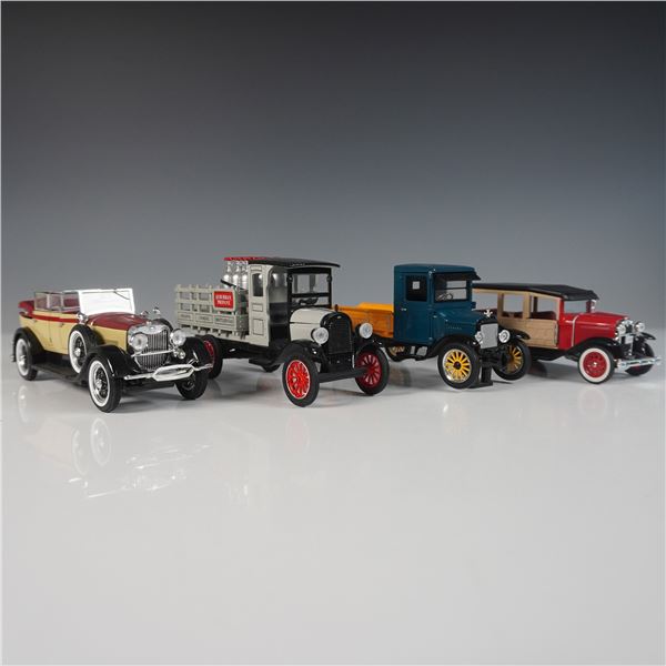 4pc Diecast Vintage Vehicle Lot, Assorted Models