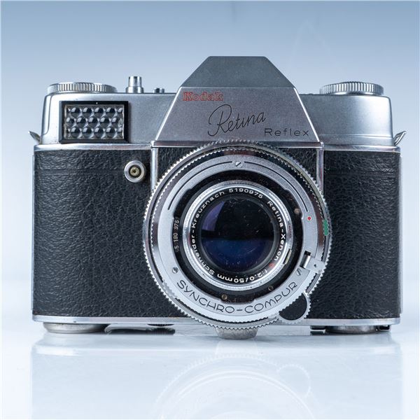 Kodak Retina Reflex Camera with Original Leather Case