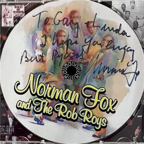 Norman Fox & The Rob Roys Classic Collectables signed CD