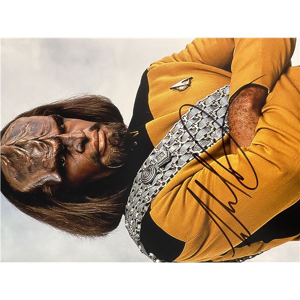Star Trek Michael Dorn signed photo