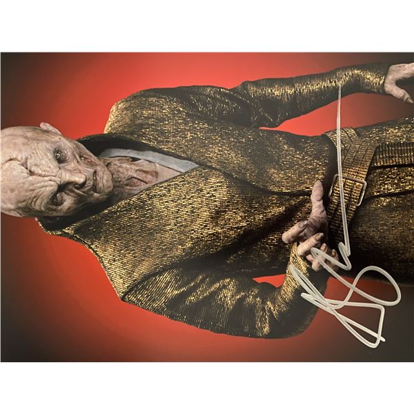 Star Wars Andy Serkis signed movie photo