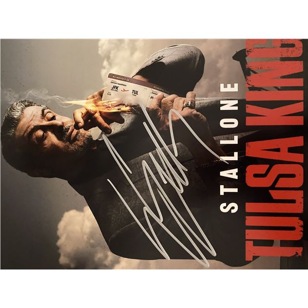 Tulsa King Sylvester Stallone signed photo