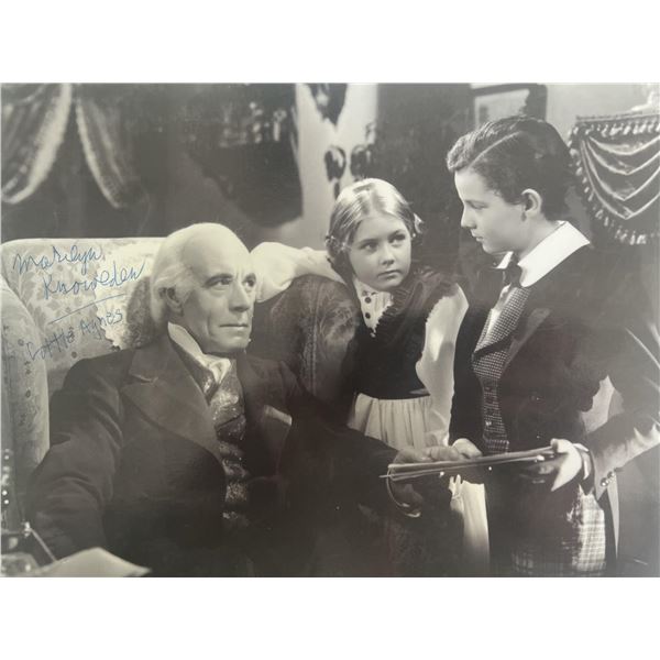 David Copperfield 1935 Marilyn Knowlden signed movie photo