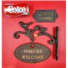 Image 1 : 2 Cast Iron Signs
